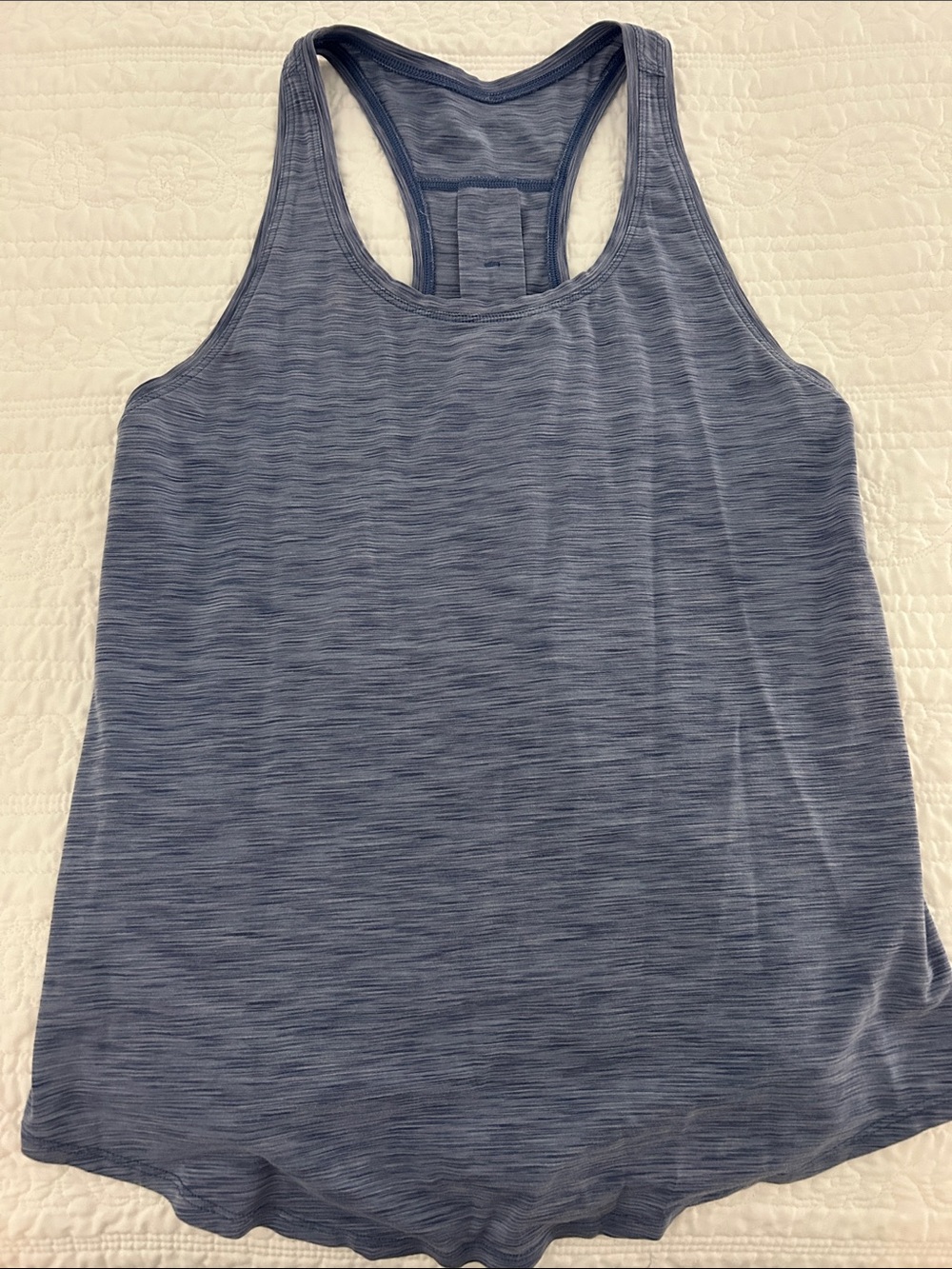 lululemon athletica Heathered Navy Racerback Tank